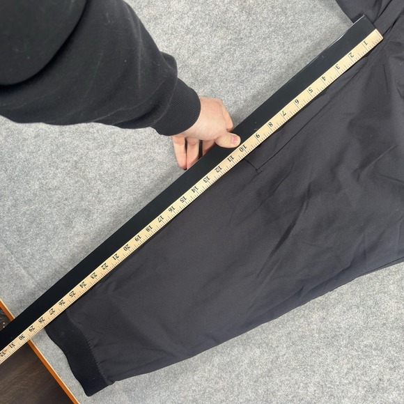 Lululemon Pants Mens 2XL Black Woven ABC Jogger Zip Pocket Ribbed Cuffs Athletic - Picture 6 of 13